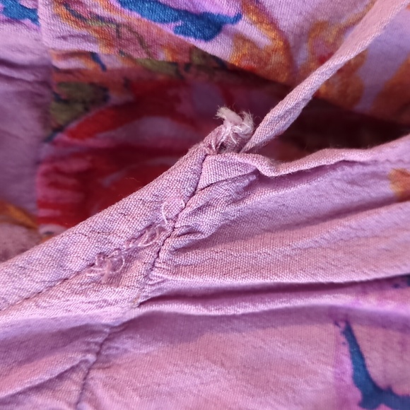 Urban Outfitters Anna Crepe Floral mini Wrap Dress - Picture 10 of 11